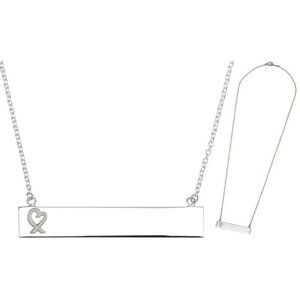 Tiffany & Co Bar Top Pendant Necklace Loving Heart Paloma Picasso Original